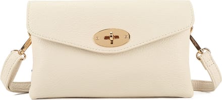 Giuliano kunstlederen schoudertas Stacy - Beige - Dames