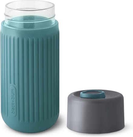 Black+blum Glass Travel Cup 340ml Thermosbeker Groen