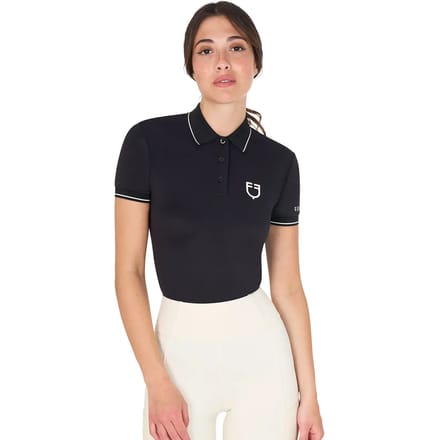 Dames slim fit wedstrijd rij polo Equestro