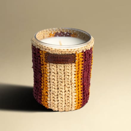 Côté Bougie Raphia rim Geurkaars medium