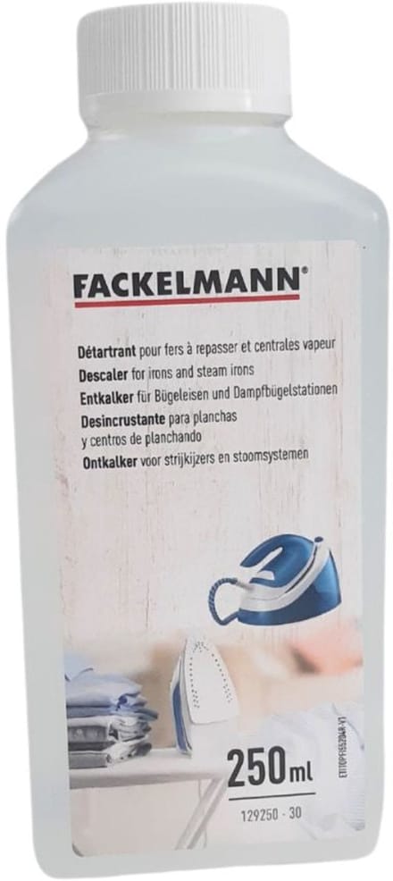 Ontkalker voor strijkijzers en stoomgeneratoren 250 ml Fackelmann Divers