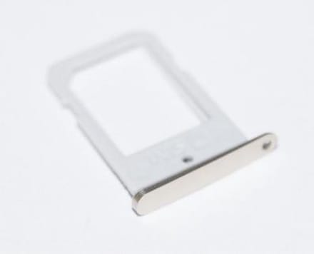 Simkaart houder geschikt voor Samsung Galaxy S6 Edge G925f - Simcard Holder - Goud