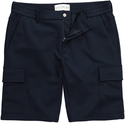 JP 1880 - Heren - Cargo-bermuda FLEXNAMIC® duurzaam trui gerecycled polyester - Navy blauw - Maat 58