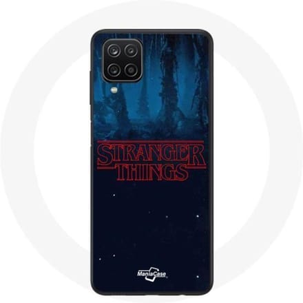 Coque Samsung Galaxy A12 Stranger Things logo de la saison 2