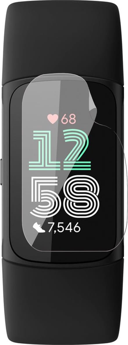 Screenprotector geschikt voor Fitbit Charge 6 / 5 - 1x FlexGuard Screen Protector