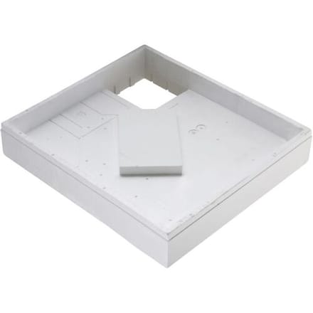 Poresta Systems tub support for Bette Supra shower tray extra flat 70 x 70 x 6.5 cm