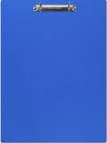 Magnetisch klembord A4 incl. ringband (staand) - Blauw