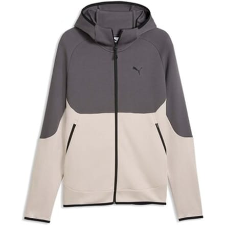 Puma Pumatech Slim Elevated Full-Zip Hoodie Dk Sweat - Sportswear - Volwassen