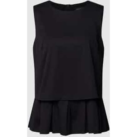 Blousetop met uitlopend rokdeel