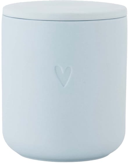 Zusss Geurkaars Keramiek Hartje Keramiek / Paraffine Blue
