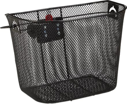 3x fietsmand voorop fiets - stuurmand - afneembaar - fietsmand stuur - metaal
