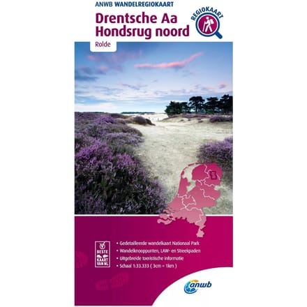 ANWB Wandelkaart Drentsche Aa en Hondsrug-Noord