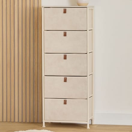 Eazy Living Mandenkast 5 Manden Verdun Beige