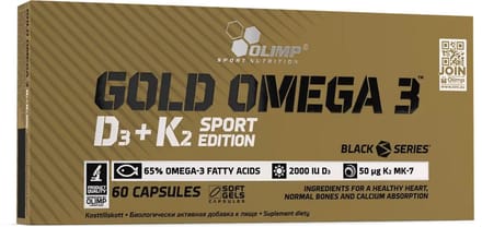 Gold Omega 3 D3+K2 - 60 caps