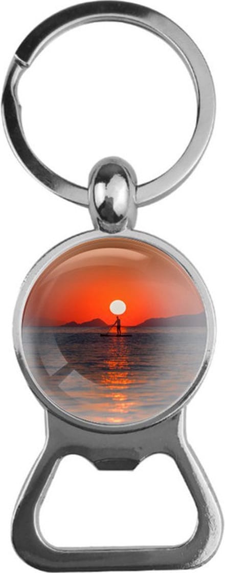Bieropener Glas - Zonsondergang