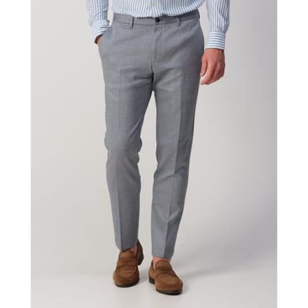 Roy Robson Broek Slim Fit Cupro Blend Licht Blauw / male