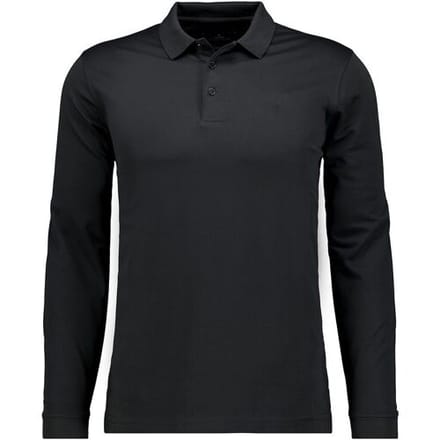 Ragman Polo Soft Knit Modern Fit Easy Care Zwart / male