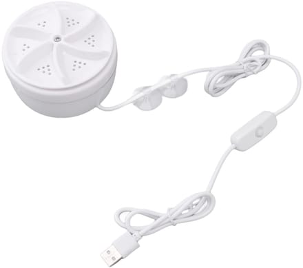 Dailygoods - Mini-ultrasone Wasmachine - Draagbare wasmachine - Efficiënte reiniging - Compact formaat - USB-aansluiting - Handig voor thuis en school