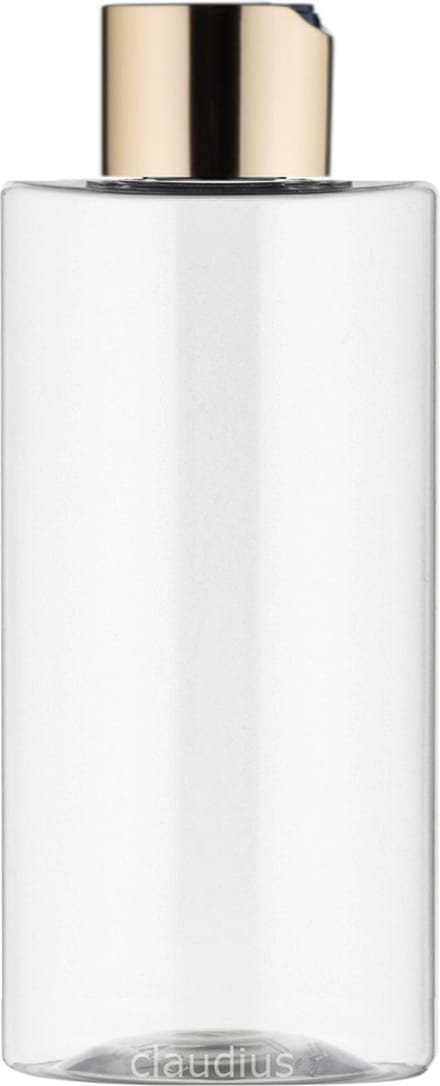 Lege Plastic Fles 500 ml PET - Transparant - met gouden klepdop - set van 10 stuks - navulbaar - leeg
