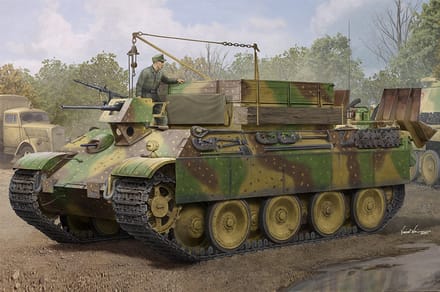 HobbyBoss Modelbouwpakket Militaire voertuigen - 84554 German Sd.Kfz.179 Bergepanther Ausf.G Late Version Plastic - 1:35 - Modelbouw