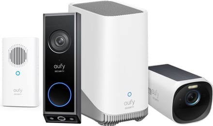 eufy Security E340 Video Doorbell met chime + HomeBase 3 S380 + eufyCam 3 - Bundelvoordeel