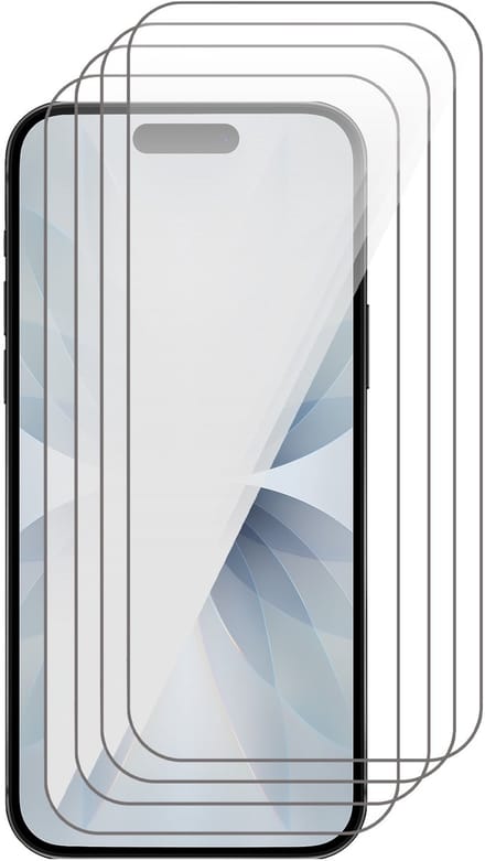 Screenprotector geschikt voor iPhone 17 - 4x Glas Screen Protector
