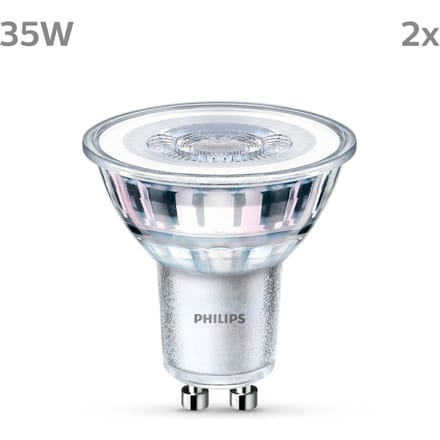 Philips LED spot Classic 3.5W/840 (35W) 36° 2-pack GU10