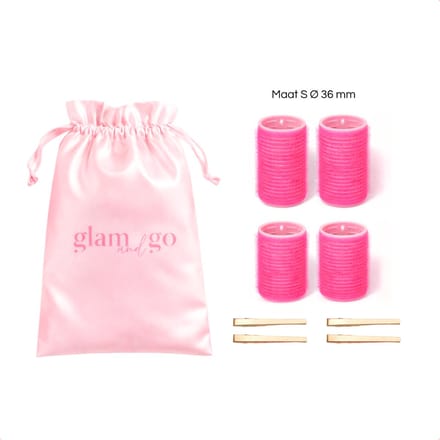 Glam and Go Krulspelden - Haarrollers en haarklemmen - Haar rollers - Kleefrollers- Hair Rollers & Clips - 36 mm