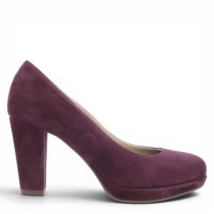 Noë Shoes Nadra Pump Burgundy Suede