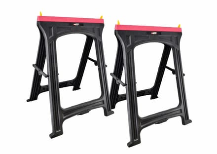 AWTOOLS AW33510 - Werkplaats Bok - Opvouwbaar - 300 kg - Set van 2