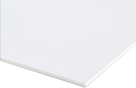 PVC Plaat - Forex Bord - Buiten Toepassingen - Vochtbestendig - 100x100 cm - Wit