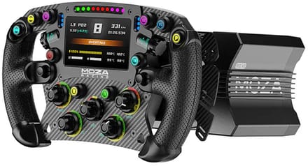 Moza Racing R12 V2 + FSR2 Formule Stuurwiel Bundle – 12 Nm Direct Drive + 280 mm Touchscreen - PC