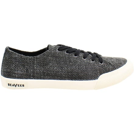 Seavees Monterey Raffia Dames Zwarte Sneakers