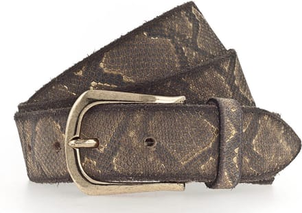b.belt Riem Sabia Gold Ledergürtel W75 Sabia Gold #2 Goudkleurig