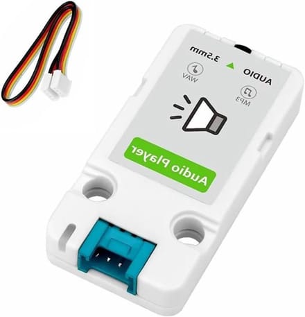 Audio Speler Unit - Digitale Decoder - Muziek Afspelen - Micro-SD Kaart - 3.5mm Jack - Wit