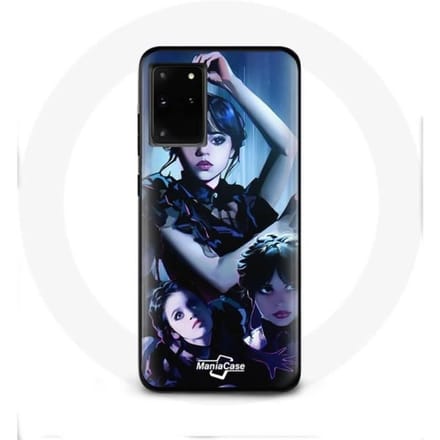 Hoesje - Samsung - Galaxy S11 Plus - Wednesday Addams - Flexibel - Wit