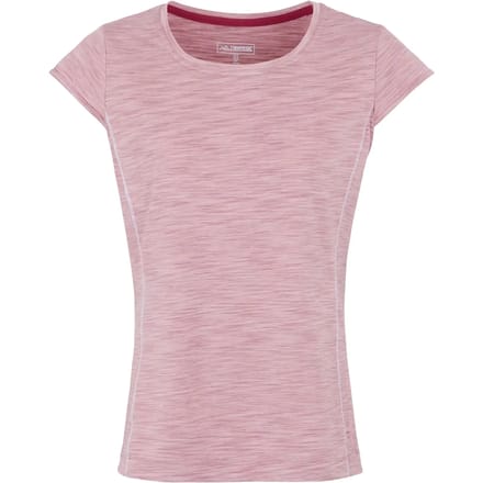 T-shirt Korte Mouwen Hiking Dames Textuurpatroon