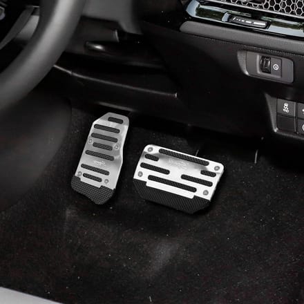 Pedaal Covers Set - Antislip Pedaal - Veilig Rijden - Aluminium Legering - Universeel - Zilver