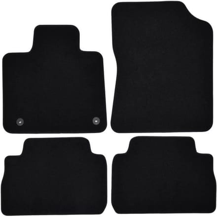 Tapis de sol - Hyundai - Santa Fe - Noir - 4 pièces - Antidérapant - Imperméable