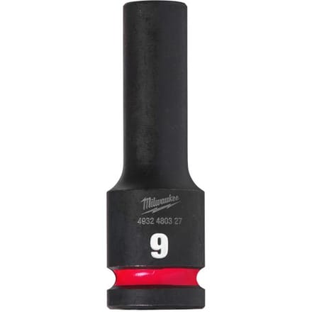 Milwaukee slagdop Shockwave 1/2 lang 9mm*