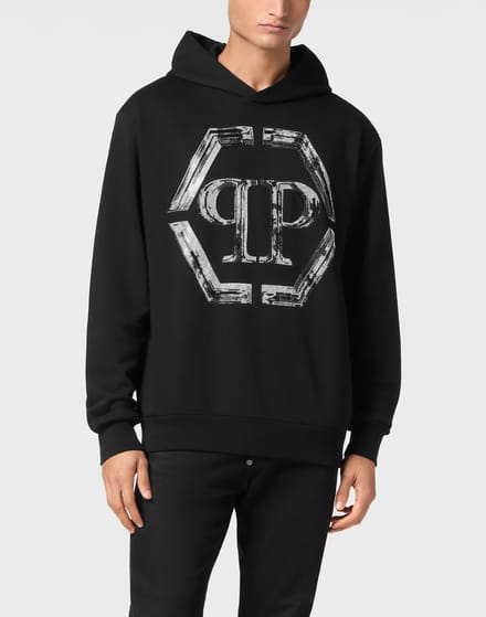 Sweatshirt Met Capuchon Hexagon