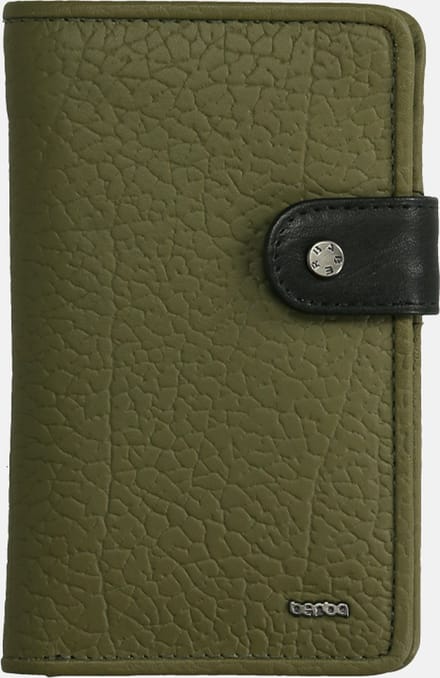 Berba Portemonnee / Wallet / Portefeuille Dames - Ritsportemonnee - Chamonix - Leer - Groen