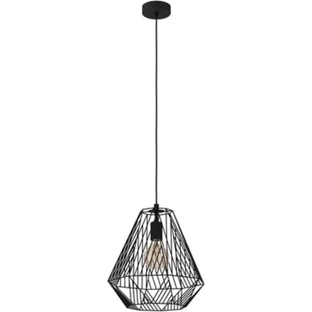 EGLO Stype Hanglamp - E27 - Ø 33 cm - Zwart