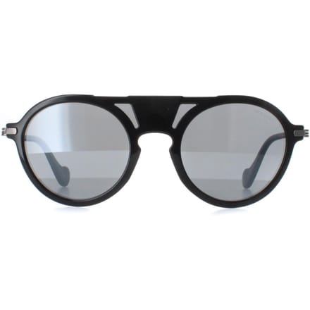 Moncler ML0053 01B zwart grijze spiegel zonnebril