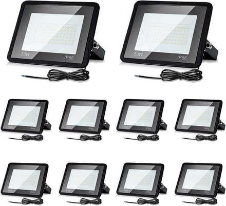 Krachtige Waterdichte LED Buitenverlichting 50W 4250LM Warm Wit IP66