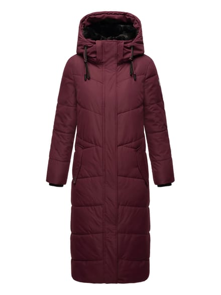 Navahoo dames gewatteerde winterjas Hingucker – Extra Lang & Warm