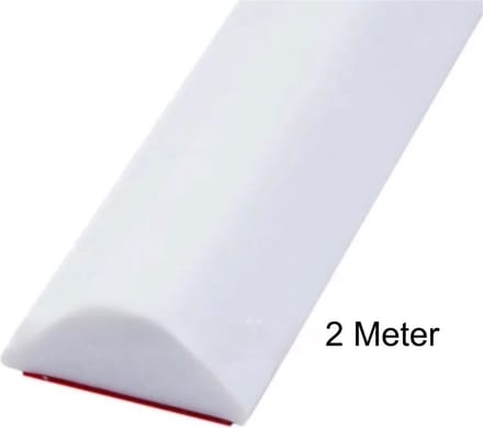 Waterkering - Waterdrempel - Douche dorpel-Siliconen - Wit - 2 Meter -Siliconen - Zelfklevende Kit rand