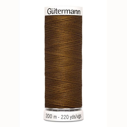 Gütermann Alles Naaigaren, Bruin  Nr. 019, 200 meter, Per stuk.