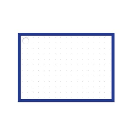 Flashcards a7 dots blauw à 50 stuks