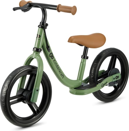 Kinderkraft SPACE - Loopfiets - Lichtgewicht - Grote EVA Wielen - Verstelbaar - Groen